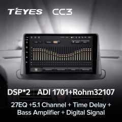 Штатная магнитола Teyes CC3 4/32 Renault Megane 3 (2008-2014)