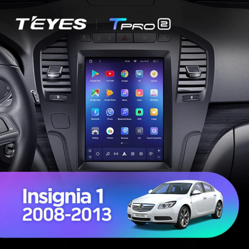Штатная магнитола Tesla style Teyes TPRO 2 4/32 Opel Insignia 1 (2008-2013)
