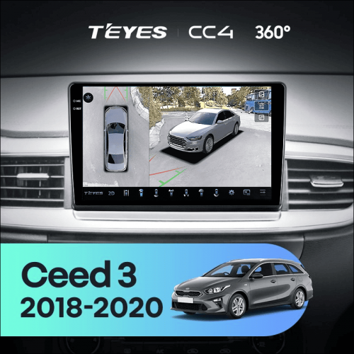Штатная магнитола Teyes CC4 360 6/64 Kia Ceed 3 CD (2018-2020)