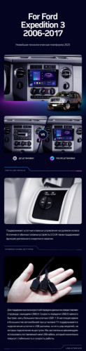 Штатная магнитола Teyes CC3 6/128 Ford Expedition 3 U3242 U3542 U324 U354 (2006-2017)