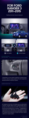Штатная магнитола Teyes CC3 2K 6/128 Ford Ranger 3 (2011-2015) F1