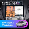 Штатная магнитола Teyes CC3 2K 4/32 Kia Sportage 2 (2004-2010) (11")