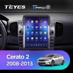 Штатная магнитола Tesla style Teyes TPRO 2 4/32 Kia Cerato 2 TD (2008-2013) F2