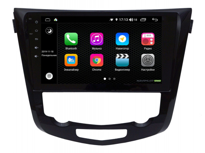 Штатная магнитола NaviPilot DROID9L 4G Nissan X-Trail (2015+) 10"