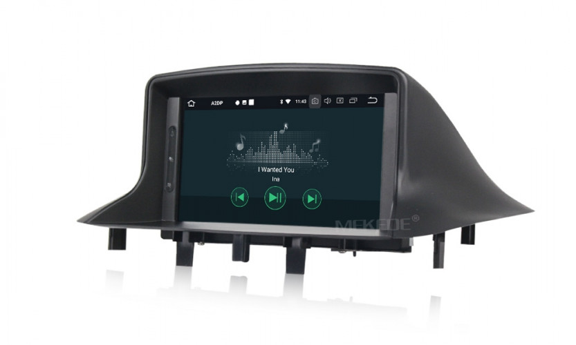 Штатная магнитола Carmedia MKD-7093-P6 Renault Fluence 2010+, черный