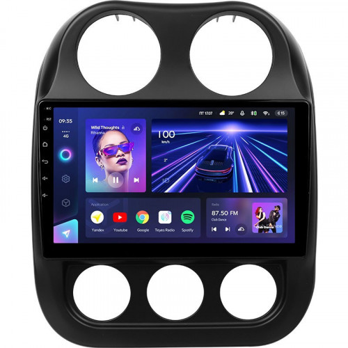 Штатная магнитола Teyes CC3 4/64 Jeep Compass 1 MK (2009-2015)