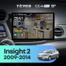 Штатная магнитола Teyes CC4 Pro 8/128 Honda Insight 2 LHD (2009-2014) (13")