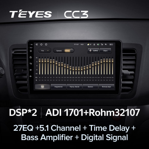 Штатная магнитола Teyes CC3 6/128 Subaru Outback 3 (2003-2009)