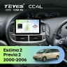 Штатная магнитола Teyes CC4L 6/64 Toyota Previa 2 (2000-2006) Правый руль
