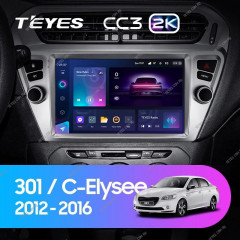 Штатная магнитола Teyes CC3 2K 4/64 Citroen C-Elysee (2012-2016) F2