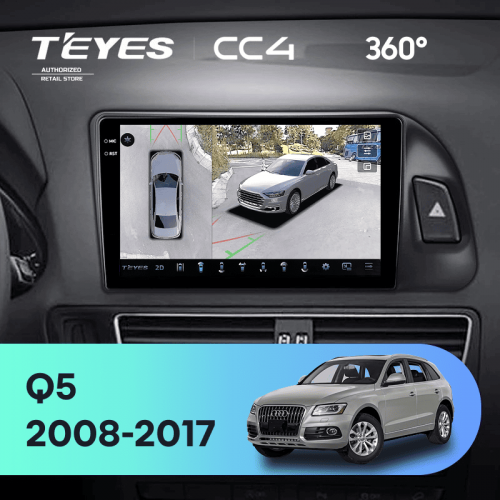 Штатная магнитола Teyes CC4 360 6/64 Audi Q5 8R (2008-2017) Тип-B