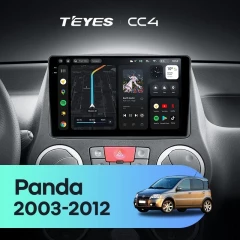 Штатная магнитола Teyes CC4 8/128 Fiat Panda 2 (2003-2012)