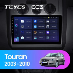 Штатная магнитола Teyes CC3 6/128 Volkswagen Touran 1 (2003-2010) F2