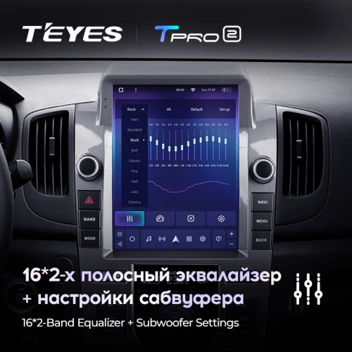 Штатная магнитола Tesla style Teyes TPRO 2 4/64 Kia Cerato 2 TD (2008-2013) F2