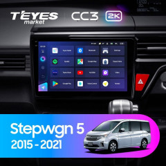Штатная магнитола Teyes CC3 2K 360 6/128 Honda Stepwgn 5 (2015-2021) Правый руль