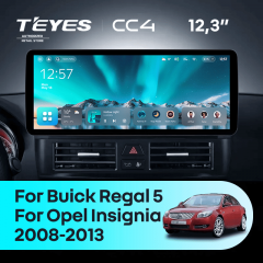 Штатная магнитола Teyes CC4 12.3" 8/128 Opel Insignia G09 ZG09 (2008-2013)