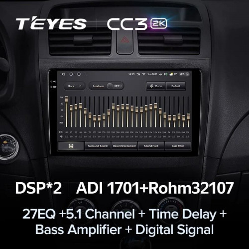 Штатная магнитола Teyes CC3 2K 360 6/128 BYD L3 (2010-2015)