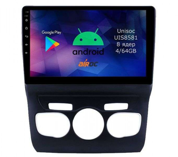 Штатная магнитола Airoc RM-2906 Citroen C4 2010+