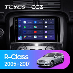 Штатная магнитола Teyes CC3 4/64 Mercedes-Benz R-Class W251 R280 R300 R320 (2005-2017) F1