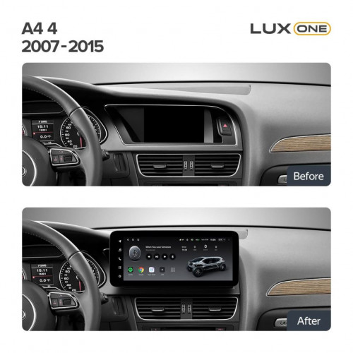 Переходная рамка Audi A4 4 B8 (2007-2015) Тип-B (12,3")