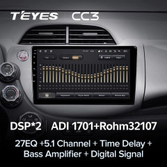 Штатная магнитола Teyes CC3 4/64 Honda Fit 2 GE (2007-2014)