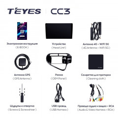Штатная магнитола Teyes CC3 6/128 Toyota Prius C (2018-2020) Правый руль