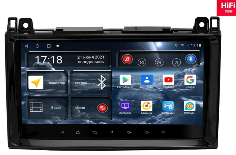 Штатная магнитола Redpower 75068G Mercedes-Benz (Vito/Viano/Sprinter; VW Crafter до 17 г) (гллянец)