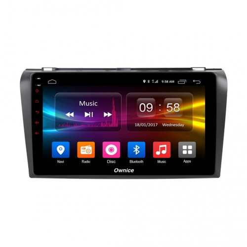 Штатная магнитола Carmedia OL-9503-Q Mazda 3 2003-2009 (Bk)
