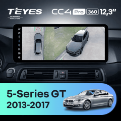 Штатная магнитола Teyes CC4 Pro 12.3" 360 12/256 BMW 5-Series Gran Turismo F07 (NBT) (2013-2017) Universal