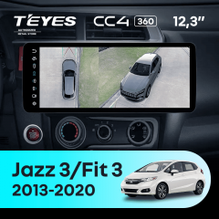 Штатная магнитола Teyes CC4 12.3" 360 6/64 Honda Jazz 3 (2015-2020)