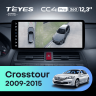 Штатная магнитола Teyes CC4 Pro 12.3" 360 12/256 Honda Crosstour 1 TF (2009-2015)