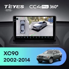 Штатная магнитола Teyes CC4 Pro 360 12/256 Volvo XC90 (2002-2014) F1