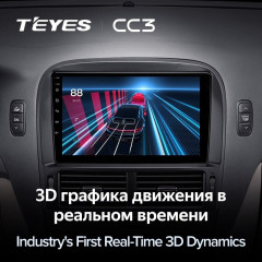 Штатная магнитола Teyes CC3 4/64 Lexus LS430 XF30 (2000-2006) F2