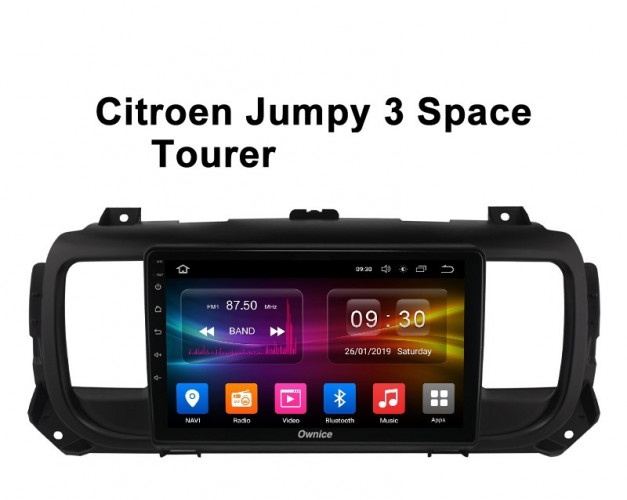 Штатная магнитола Carmedia OL-9934-F Citroen Jumpy / Space Tourer 2017+