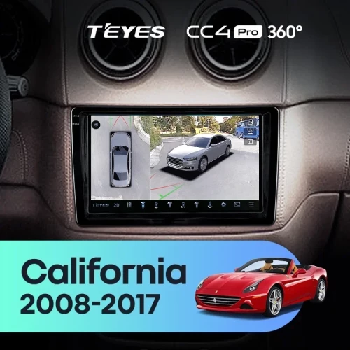 Штатная магнитола Teyes CC4 Pro 360 8/128 Ferrari California (2008-2017)