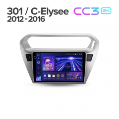 Штатная магнитола Teyes CC3 2K 360 6/128 Citroen C-Elysee (2012-2016) F2