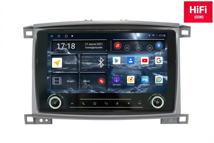 Штатная магнитола Redpower K75183 Toyota Land Cruiser 100 (1998-2007) (На Топ с навигацией не подходит)