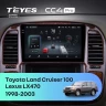 Штатная магнитола Teyes CC4 Pro 8/128 Lexus LX470 (1998-2003) F4